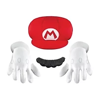 Little & Big Kid Boys Super Mario Kit Costume Accessory