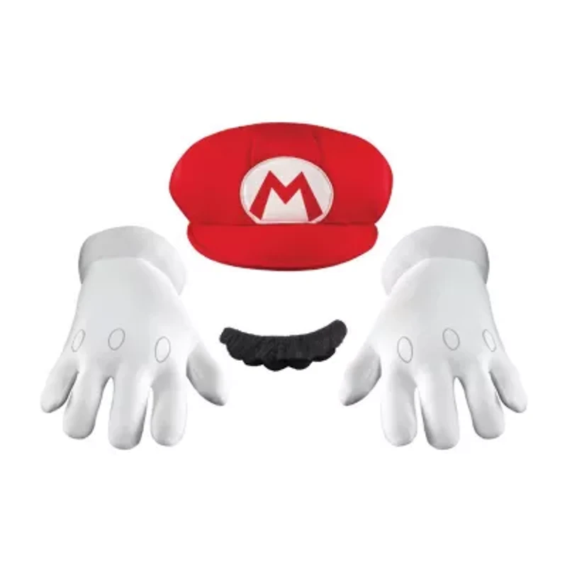 Little & Big Kid Boys Super Mario Kit Costume Accessory