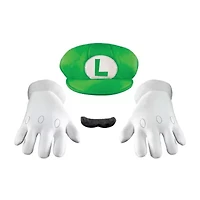 Mens Luigi Super Mario Kit Costume Accessory