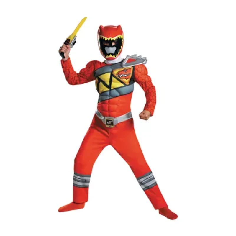 Boys Dino Charge Red Muscle Power Rangers Costume