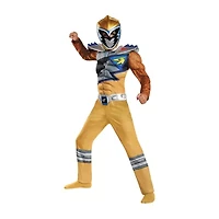 Boys Dino Charge Gold Muscle Power Rangers Costume