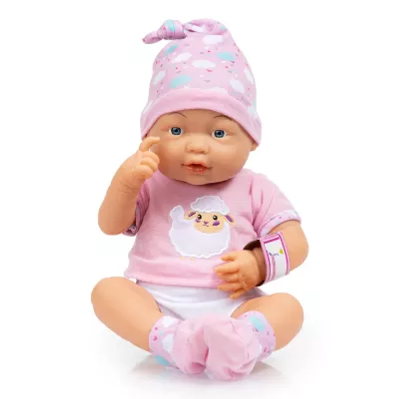 Bayer Design New Born Baby Doll 3-pc. Toy Playset