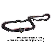 Joysway Superfun Power Slot Car Racing Set - Layout Size: 94"X39" 92-pc. Car