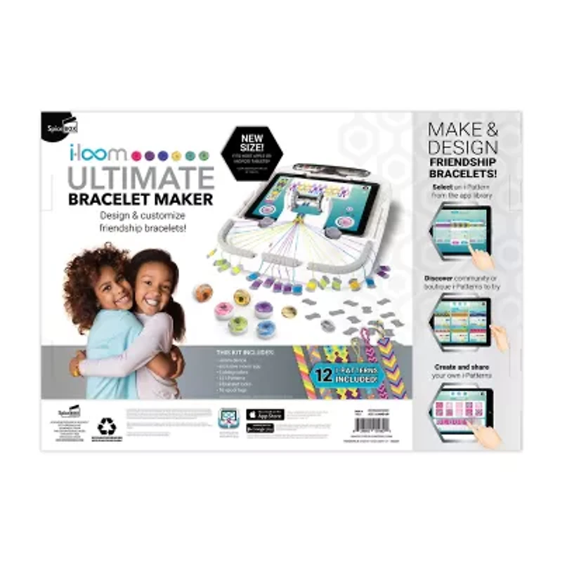 Spicebox I-Loom Bracelet Maker Kit 13-pc. Jewelry Kit