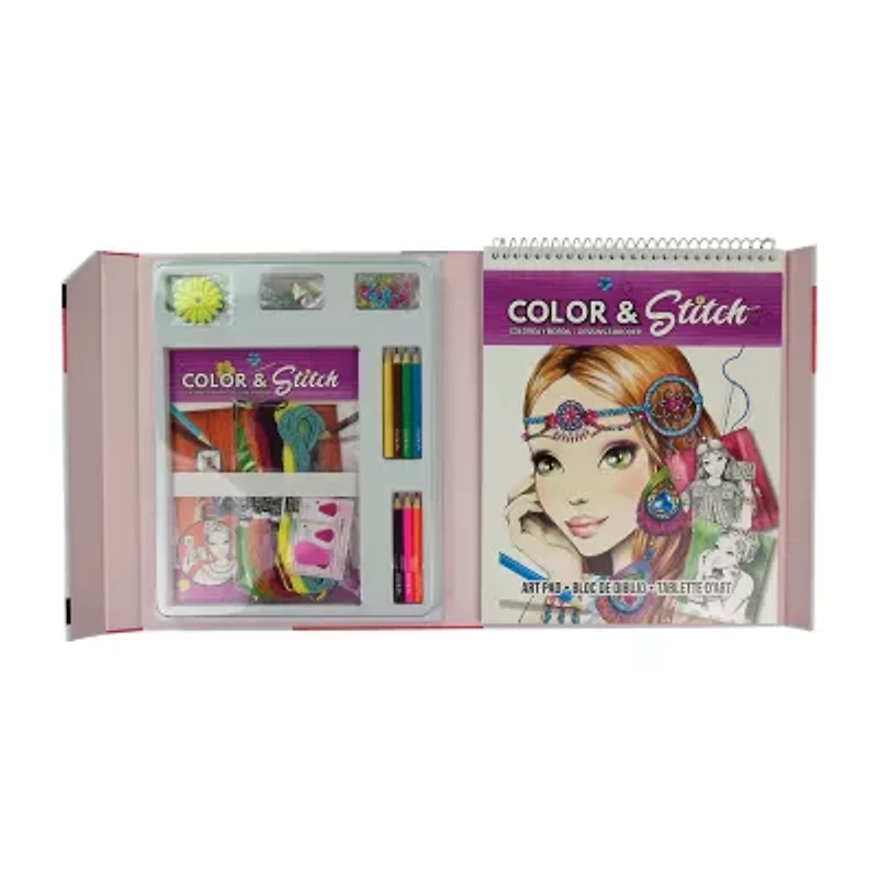 Style Me Up Color & Stitch Kids Art Kit Art Set