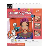 Style Me Up Color & Stitch Kids Art Kit Art Set