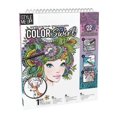 Style Me Up Cool Swirl - Kids Art Kit 14-pc. Art Set