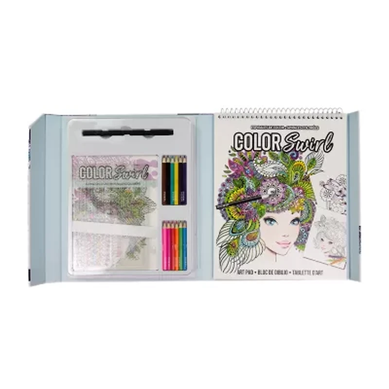 Style Me Up Cool Swirl - Kids Art Kit 14-pc. Art Set