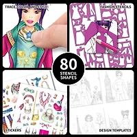 Style Me Up Fashion Stencil & Style Kids Art Kit 16-pc. Art Set