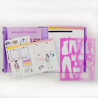 Style Me Up Fashion Stencil & Style Kids Art Kit 16-pc. Art Set