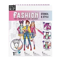 Style Me Up Fashion Stencil & Style Kids Art Kit 16-pc. Art Set