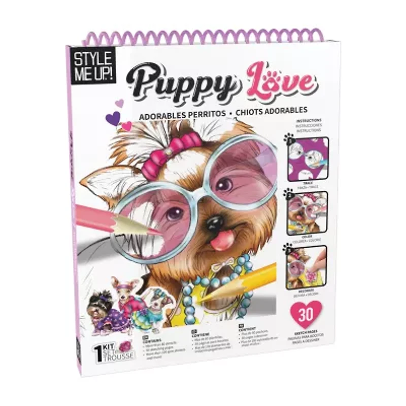 Style Me Up Puppy Love Kids Art Kit 18-pc. Art Set