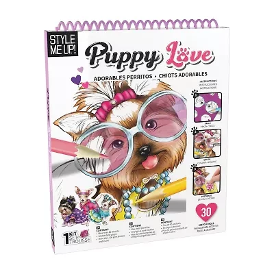 Style Me Up Puppy Love Kids Art Kit 18-pc. Art Set