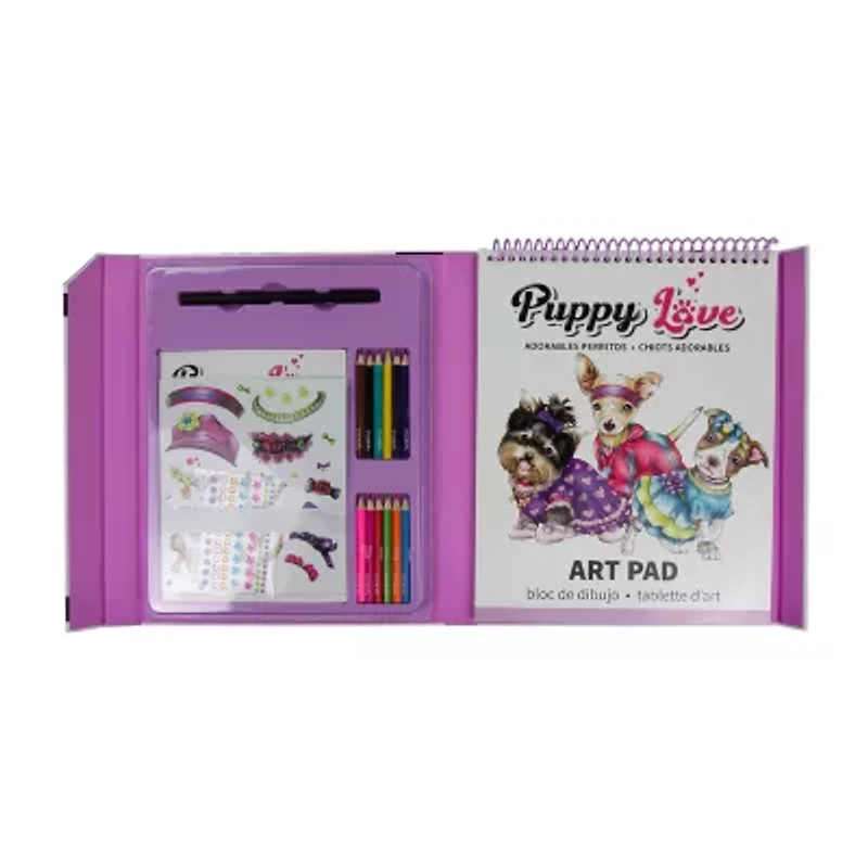 Style Me Up Puppy Love Kids Art Kit 18-pc. Art Set