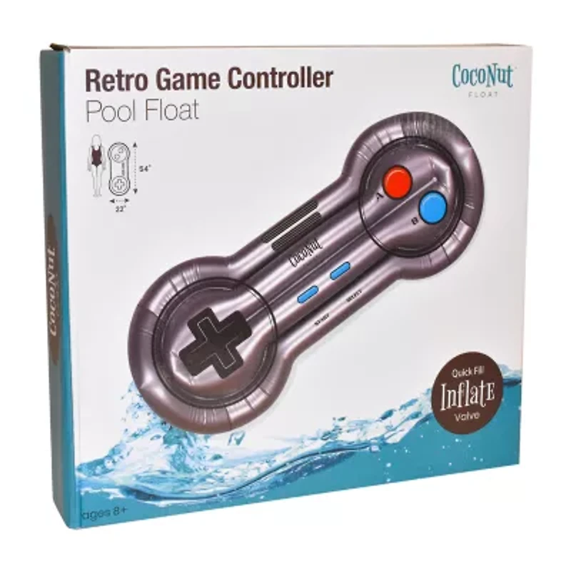 Coconut Float Retro Game Controller Pool Float Inflatable Pool