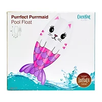 Coconut Float Purrfect Purrmaid Pool Float Inflatable Pool