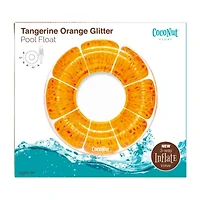 Coconut Float Tangerine Orange Glitter Water Accessory Pool Float