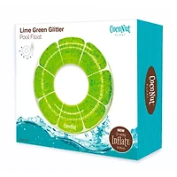 Coconut Float Lime Green Glitter Water Accessory Pool Float
