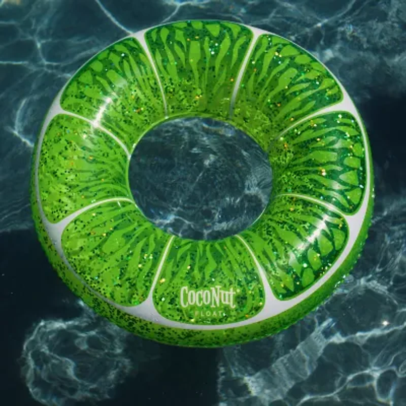 Coconut Float Lime Green Glitter Water Accessory Pool Float