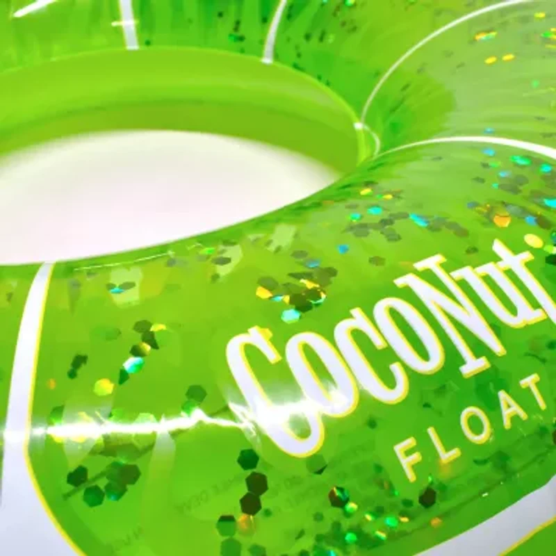 Coconut Float Lime Green Glitter Water Accessory Pool Float