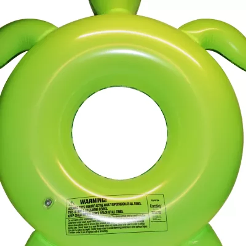 Coconut Float Green Translucent Sea Turtle Water Accessory Pool Float
