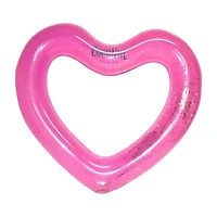 Coconut Float Pink Glitter Heart Pool Float
