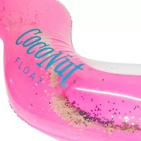 Coconut Float Pink Glitter Heart Pool Float