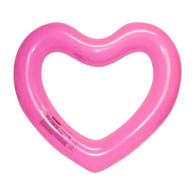Coconut Float Pink Glitter Heart Pool Float