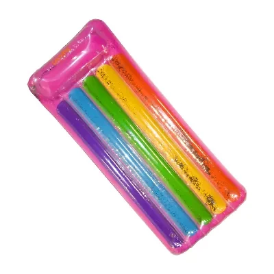 Coconut Float Glitter Rainbow Lounge Party Decoration Pool Float