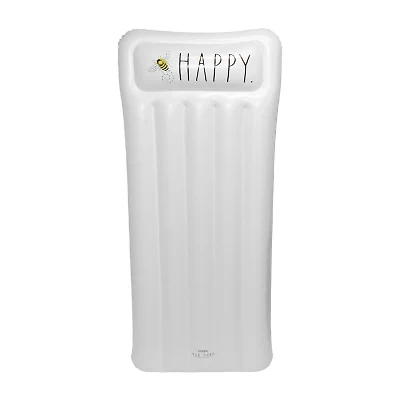 Rae Dunn Bee Happy Lounger Pool Float