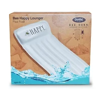 Rae Dunn Bee Happy Lounger Pool Float