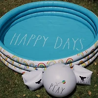Rae Dunn Swim Kick Play Water Wings N Beach Ball Pool Float