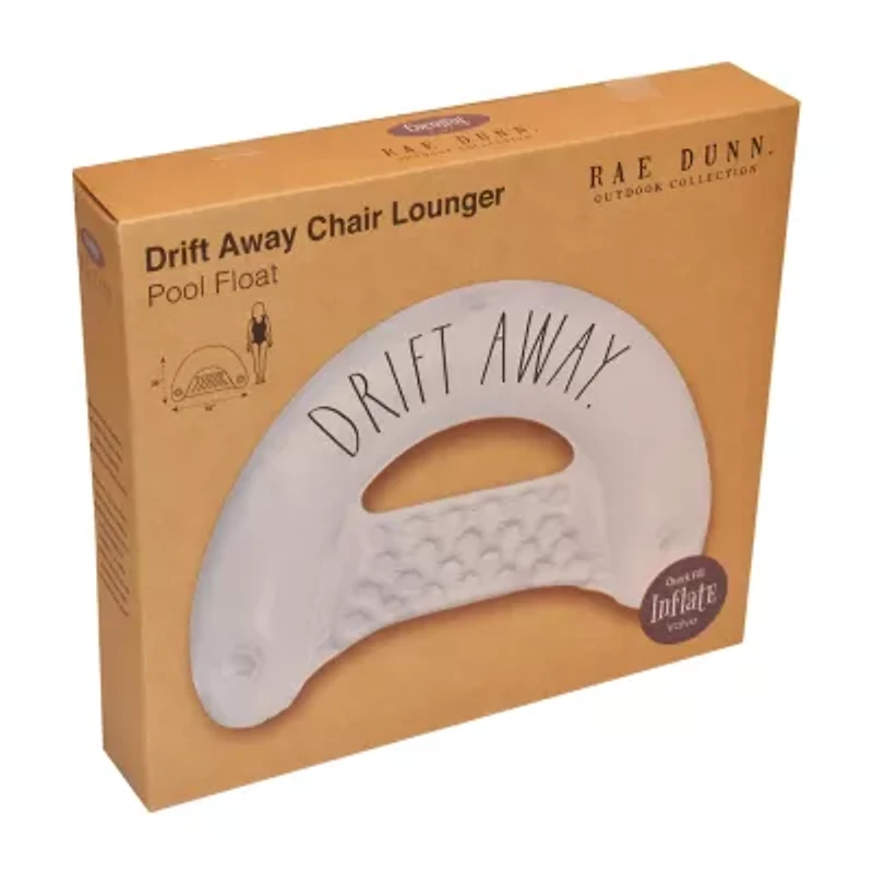 Rae Dunn Drift Away Chair Lounger Pool Float