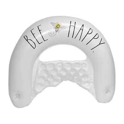 Rae Dunn Bee Happy Chair Lounger Pool Float
