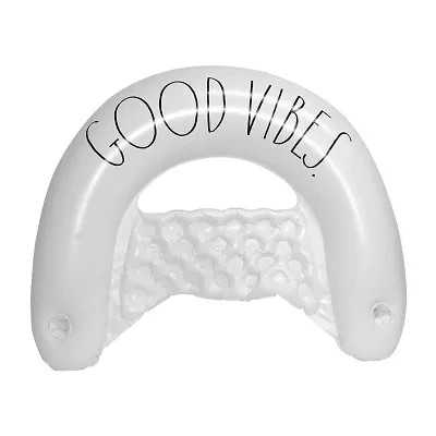Rae Dunn Good Vibes Chair Lounger Pool Float