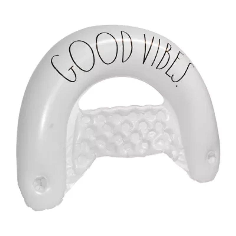 Rae Dunn Good Vibes Chair Lounger Pool Float