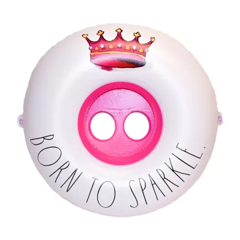 Rae Dunn Born To Sparkle Toddler Float With Canopy Pool Float