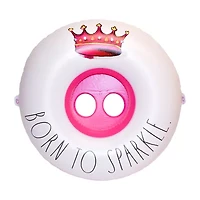 Rae Dunn Born To Sparkle Toddler Float With Canopy Pool Float
