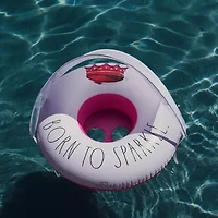 Rae Dunn Born To Sparkle Toddler Float With Canopy Pool Float
