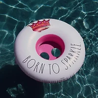 Rae Dunn Born To Sparkle Toddler Float With Canopy Pool Float