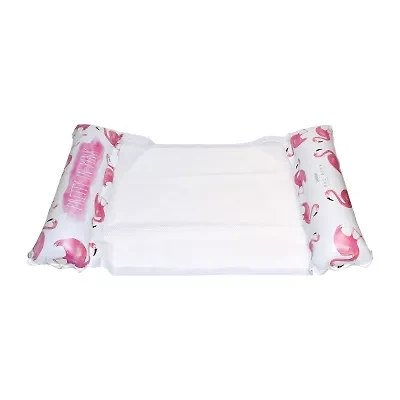 Rae Dunn Pink Hammock Infatable Flamingo Pool Lounger Pool Float