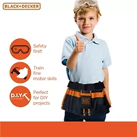 Black+Decker Kids Tool Belt Toy Tool