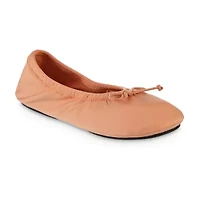 Isotoner Womens Memory Foam Ballerina Slippers