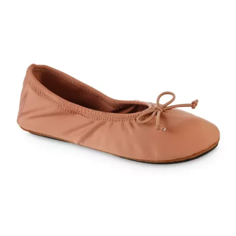 Isotoner Womens Memory Foam Ballerina Slippers