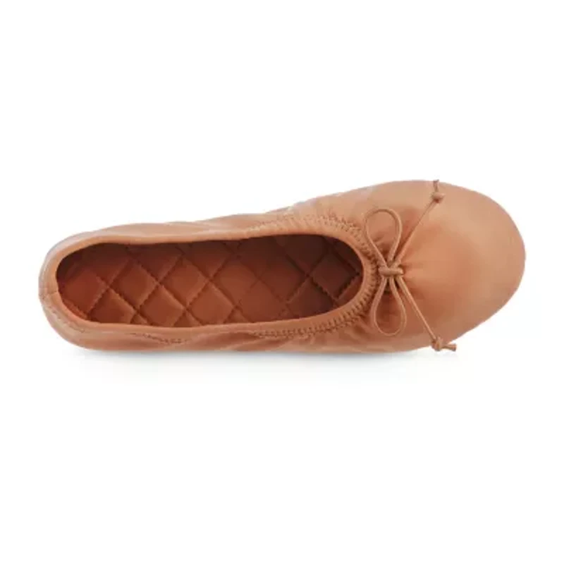 Isotoner Womens Memory Foam Ballerina Slippers