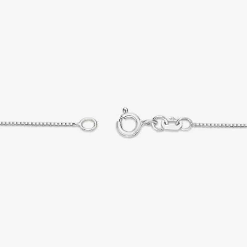 Womens Gemstone Sterling Silver Pendant Necklace