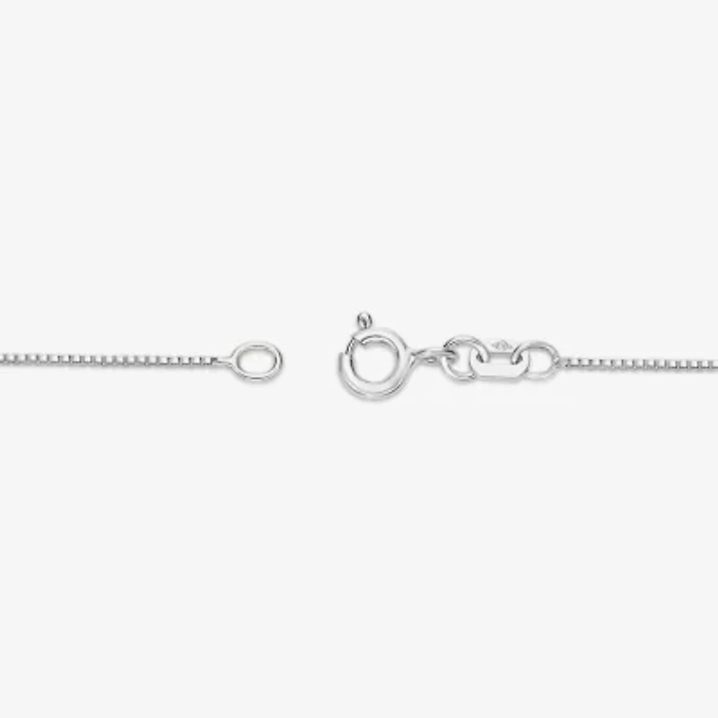 Womens Gemstone Sterling Silver Pendant Necklace