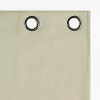 Sun Zero Oslo Grommet Top Energy Saving 100% Blackout Single Curtain Panel