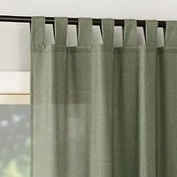No 918 Jacob Tab Top Sheer Single Curtain Panel