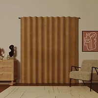 Sun Zero Amherst Velvet Thermal Extreme Back Tab Energy Saving 100% Blackout Single Curtain Panel